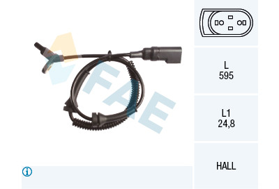Sensor, rotações da roda