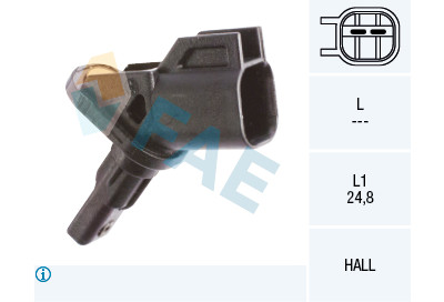 Sensor, rotações da roda