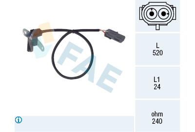 Gerador de pulsos, volante FAE 79024