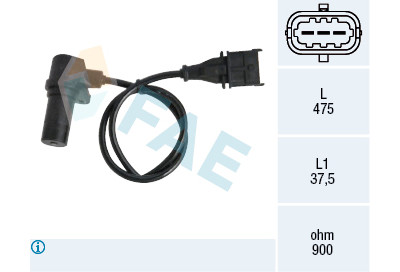 Gerador de pulsos, virabrequim FAE 79060