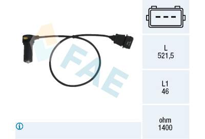 Gerador de pulsos, virabrequim FAE 7-9066