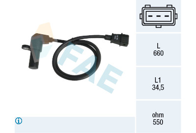 Gerador de pulsos, virabrequim FAE 79070