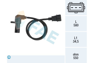 Gerador de pulsos, virabrequim FAE 79075