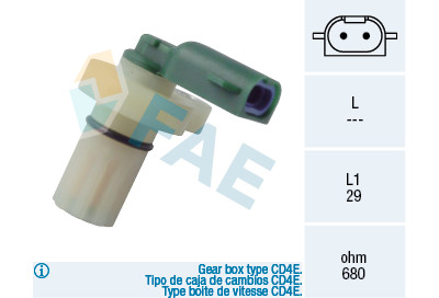 Gerador de pulsos, virabrequim FAE 7-9087