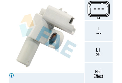 Sensor de rotação, controle do motor FAE 79151