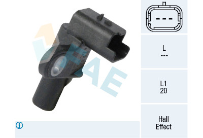 Sensor de posição do eixo de comando FAE 79155