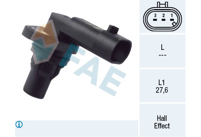 Sensor de rotação, controle do motor FAE 79172