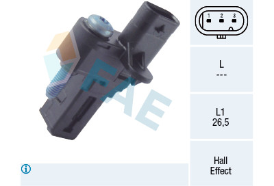 Sensor de posição do eixo de comando FAE 79287