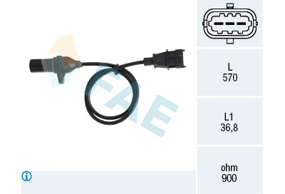 Gerador de pulsos, virabrequim FAE 79332