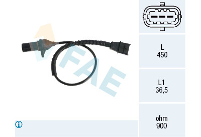Gerador de pulsos, virabrequim FAE 79333