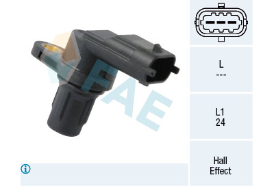 Sensor de rotação, controle do motor FAE 79350
