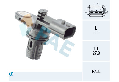 Sensor de posição do eixo de comando FAE 79360