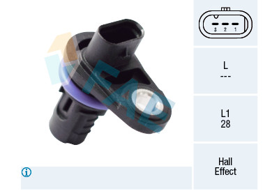 Sensor de posição do eixo de comando FAE 79385