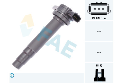 Bobina de ignição FAE 80244