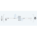 Conjunto de cabos de ignição FAE 85250
