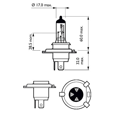 Lâmpada, farol de longo alcance LongLife EcoVision