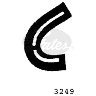 Tubo de radiador GATES 3249