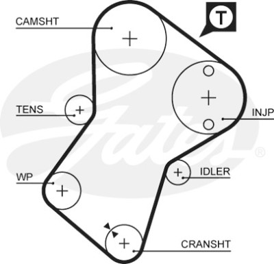 Jogo de correias dentadas PowerGrip®