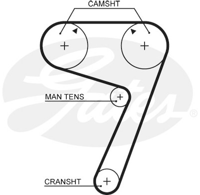Jogo de correias dentadas PowerGrip®