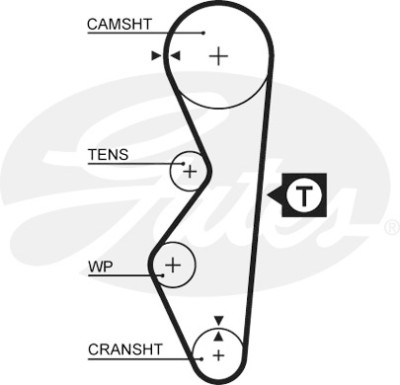 Jogo de correias dentadas PowerGrip®