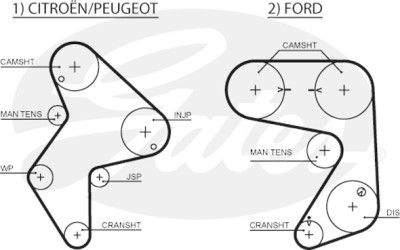 Jogo de correias dentadas PowerGrip®