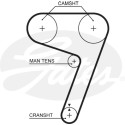 Jogo de correias dentadas PowerGrip®