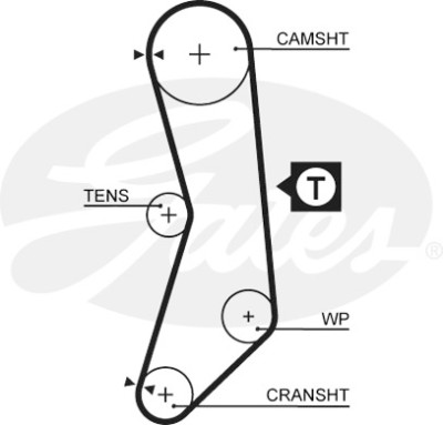 Jogo de correias dentadas PowerGrip®