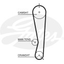 Jogo de correias dentadas PowerGrip®