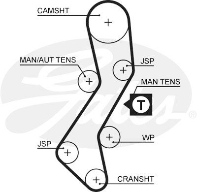 Jogo de correias dentadas PowerGrip®