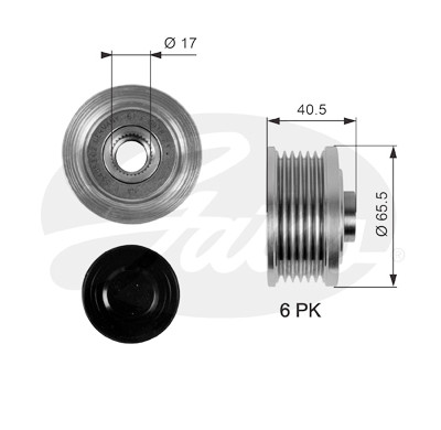 Roda livre do alternador DriveAlign®