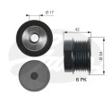 Roda livre do alternador DriveAlign®
