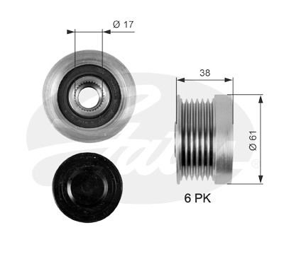 Roda livre do alternador DriveAlign®
