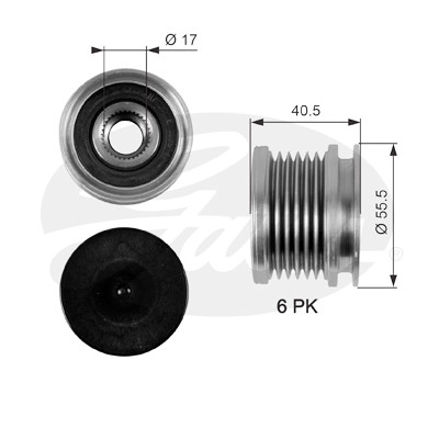 Roda livre do alternador DriveAlign®