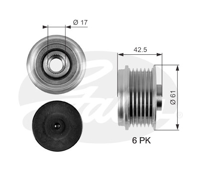 Roda livre do alternador DriveAlign®