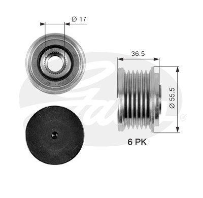 Roda livre do alternador DriveAlign®