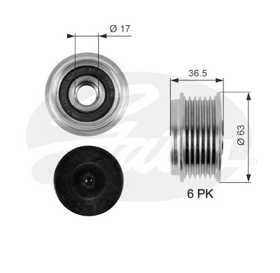 Roda livre do alternador DriveAlign®