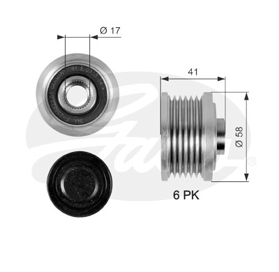 Roda livre do alternador DriveAlign®