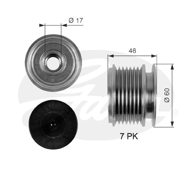 Roda livre do alternador DriveAlign®