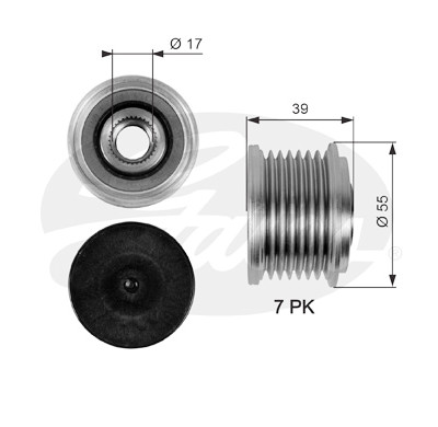 Roda livre do alternador DriveAlign®