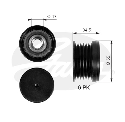 Roda livre do alternador DriveAlign®