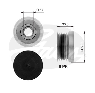 Roda livre do alternador DriveAlign®
