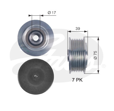 Roda livre do alternador DriveAlign®