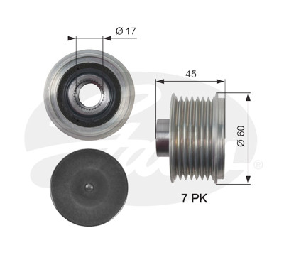 Roda livre do alternador DriveAlign®