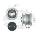 Roda livre do alternador DriveAlign®