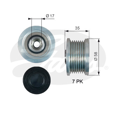 Roda livre do alternador DriveAlign®