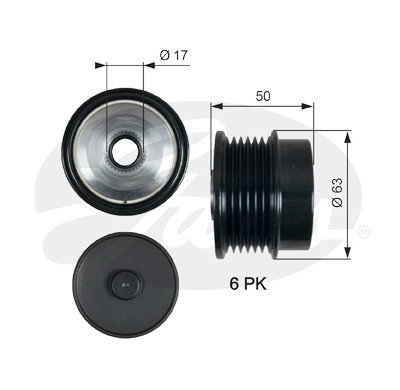 Roda livre do alternador DriveAlign®