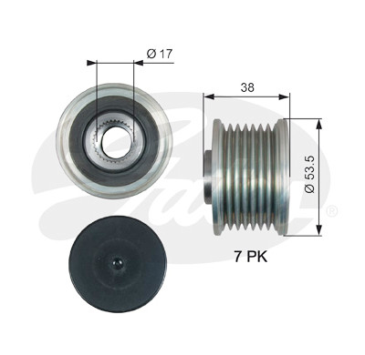 Roda livre do alternador DriveAlign®