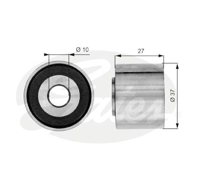 Polia de desvio/de guia, correia trapezoidal estriada poli V DriveAlign®