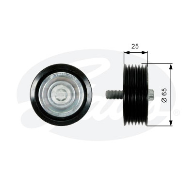 Polia de desvio/de guia, correia trapezoidal estriada poli V DriveAlign®