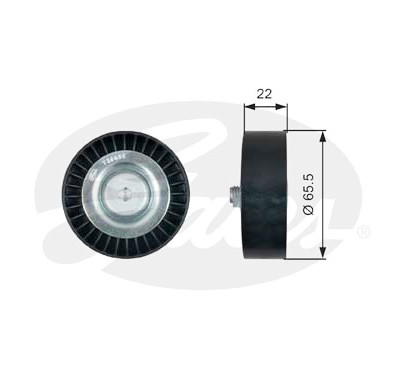 Polia de desvio/de guia, correia trapezoidal estriada poli V DriveAlign®